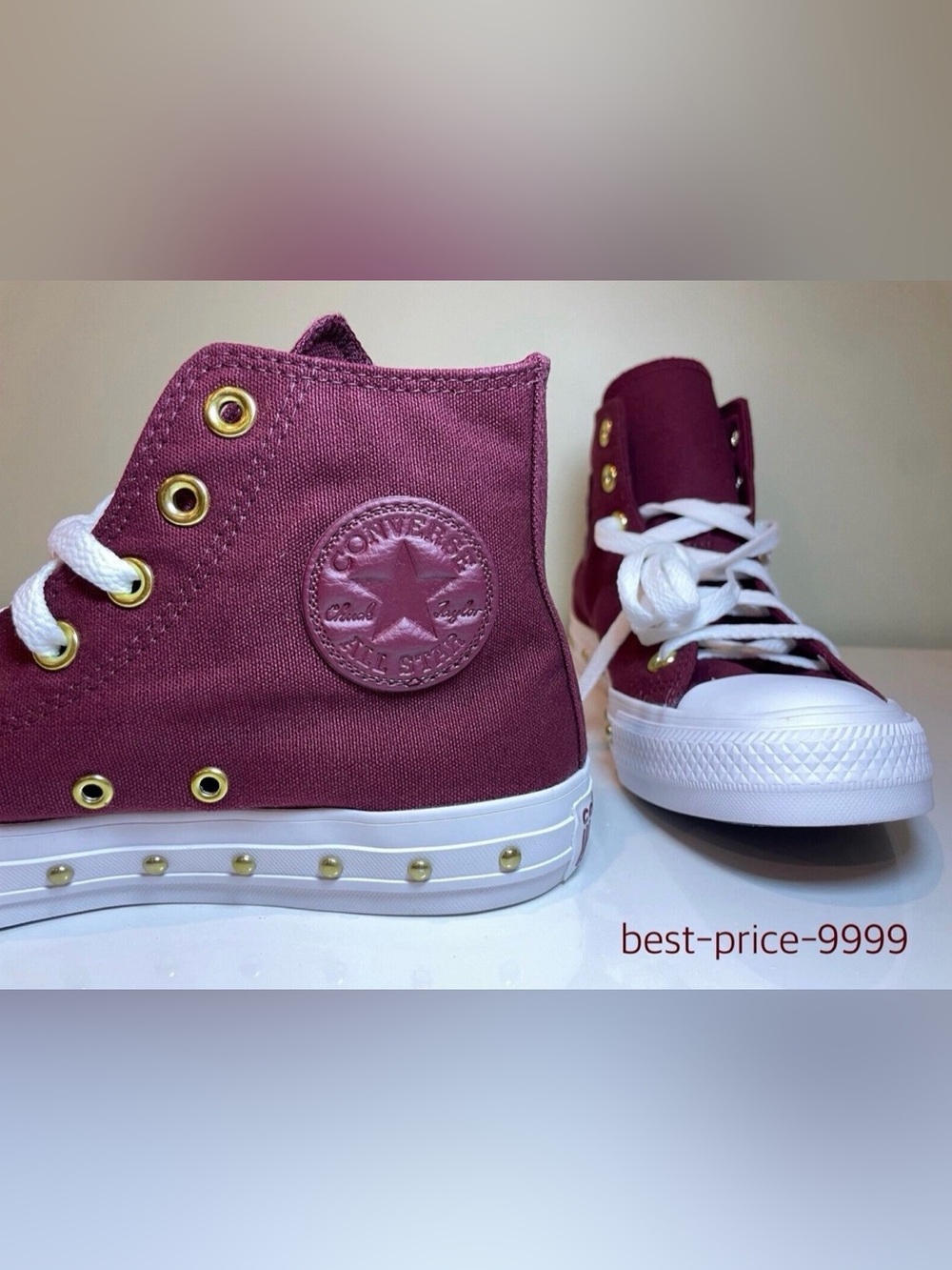 NIB - Converse - Size W6.5/ M5 - Chuck Taylor All Star Studded A07906C sneakers - Picture 8 of 11